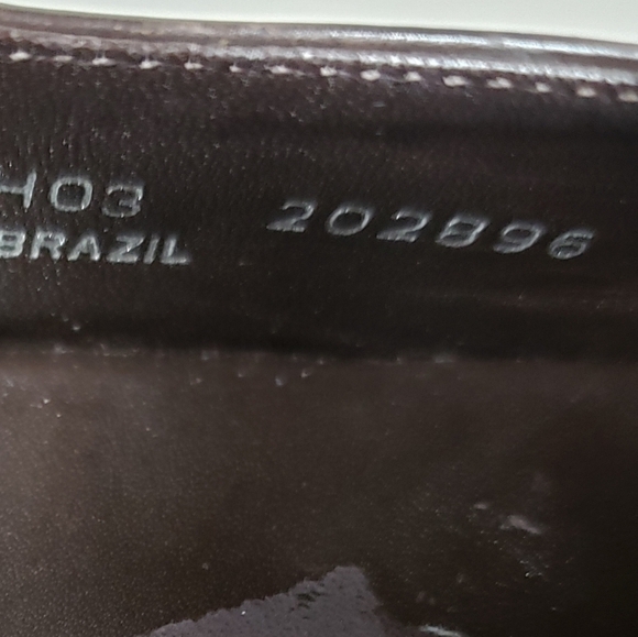 Vintage Cole Haan Leather Dark Brown Walking Heels Pristine Designer Luxury - Picture 12 of 13